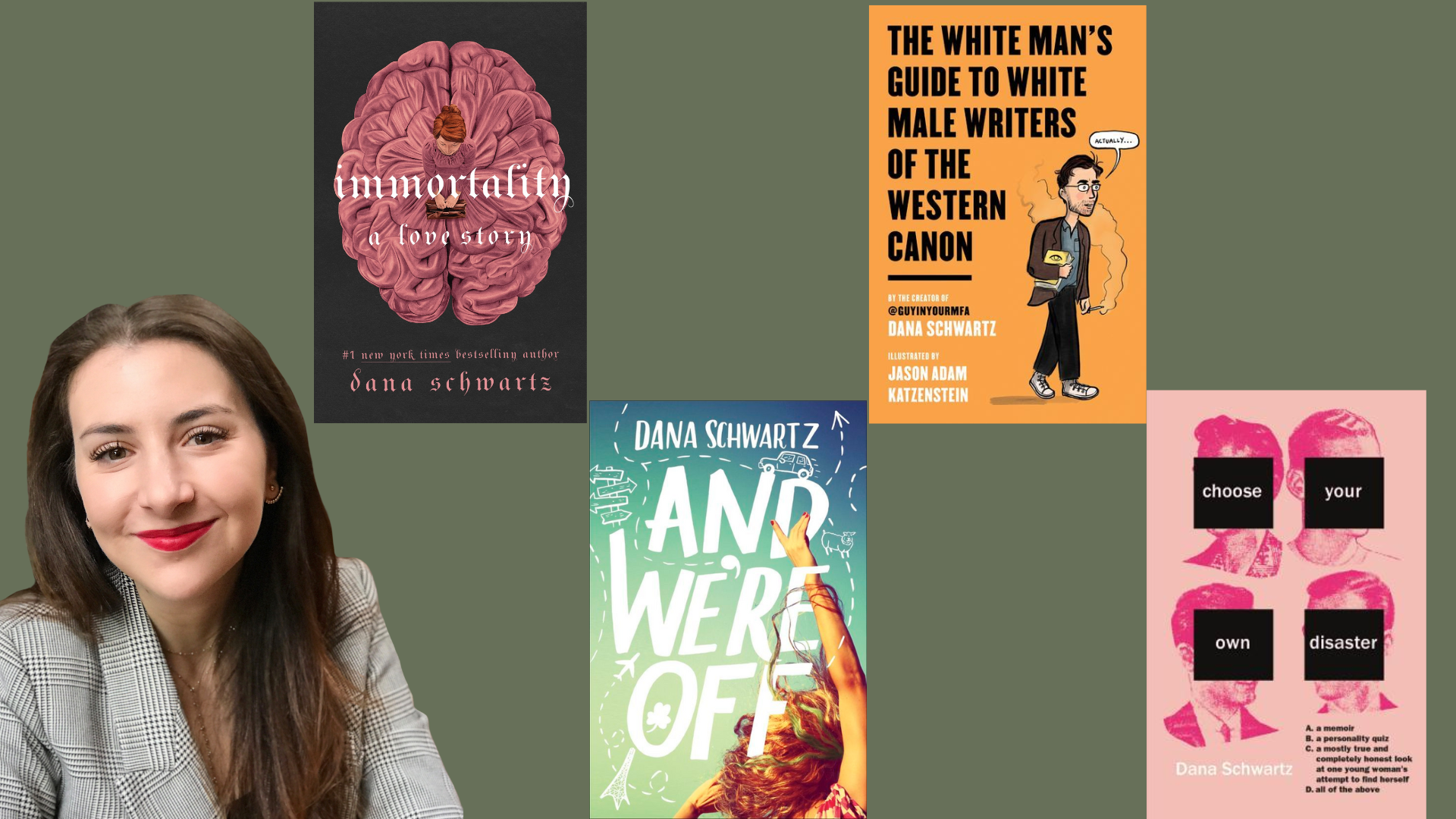dana and books