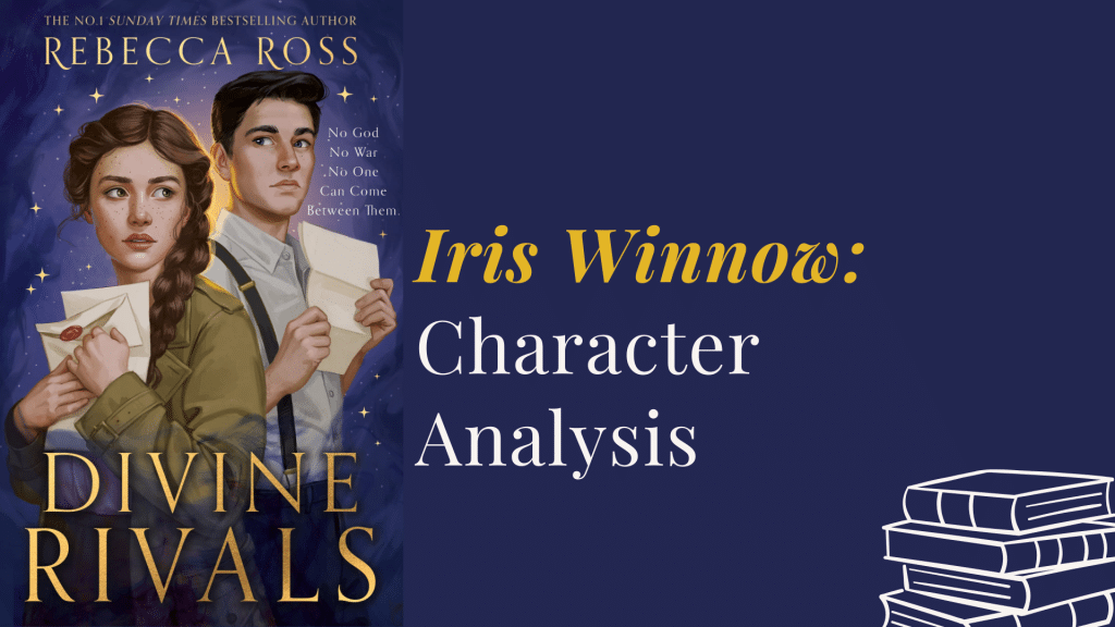 Iris Winnow battles grief, rivals, and gods while pursuing truth through magical typewriters in Rebecca Ross's enchanting fantasy romance.